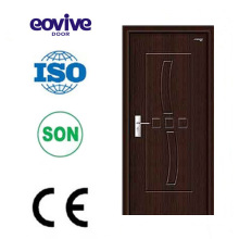 good manufacturer new design wooden swing bathroom water-proof mdf PVC door